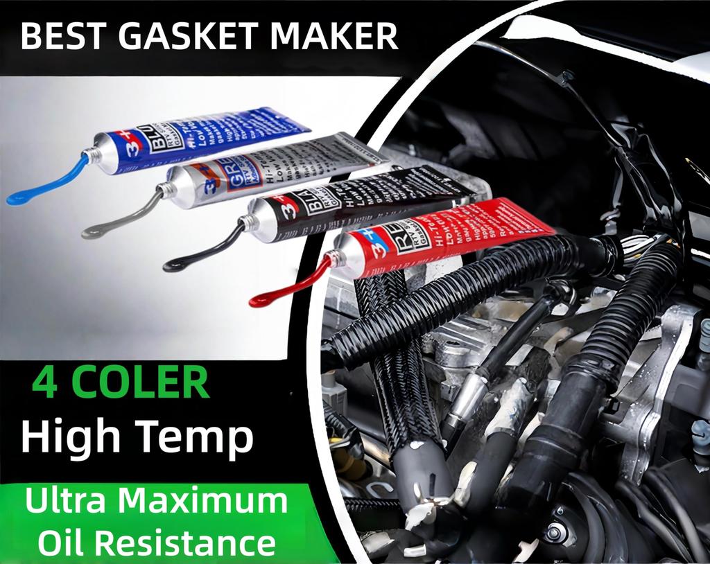 RTV Liquid Gasket, 3.5 Oz (100 G), Heat Resistant Silicone, Liquid Gasket, Heat and