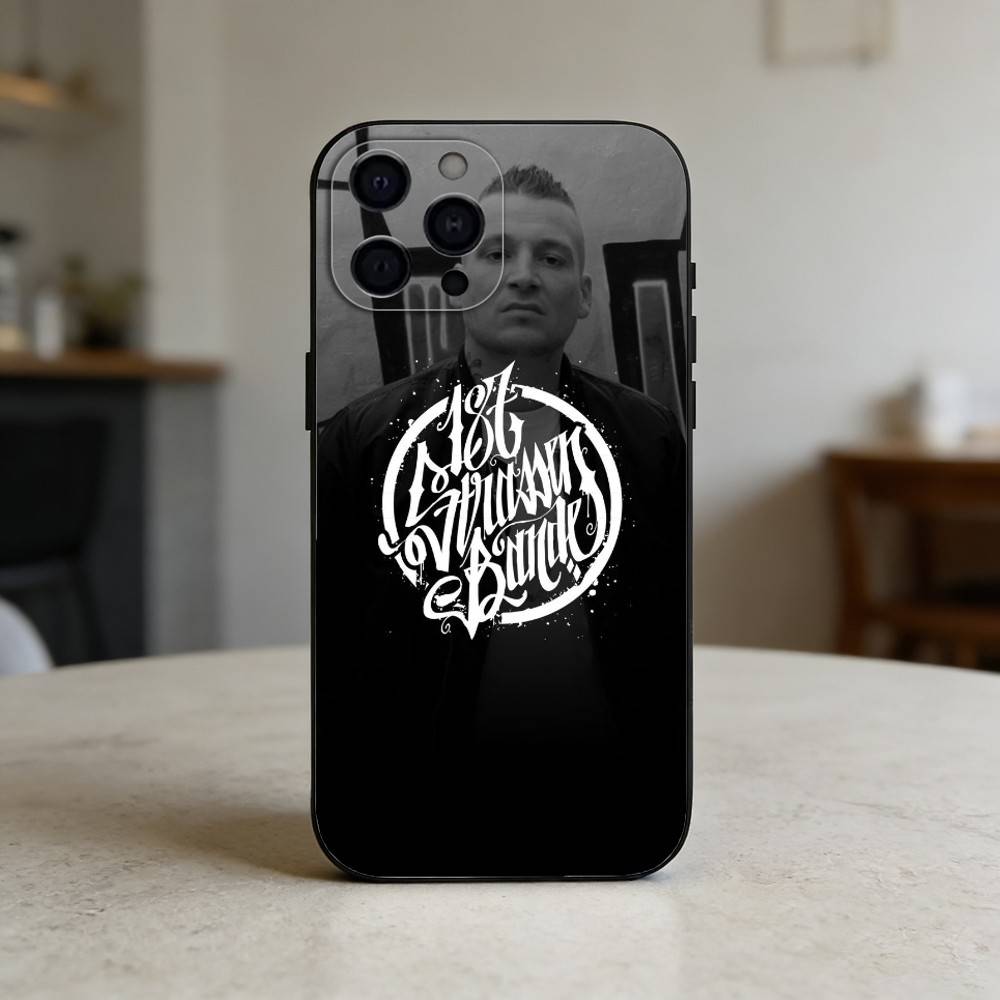 S-Strassenbande 187 M-Music Phone Case Silicone Black Soft For IPhone 17,16,15,14,13,12,11,SE,Plus Pro Max