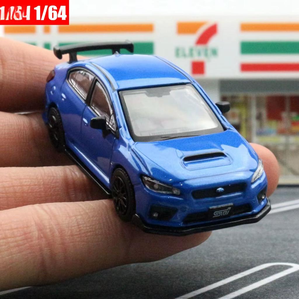 1/64 Subaru STI WRX Super Racing Hračka Auto JKM JDM Miniaturní Model Odlévaný Kovová Slitina Vozidlo Volná Kola Kolekce Dárek