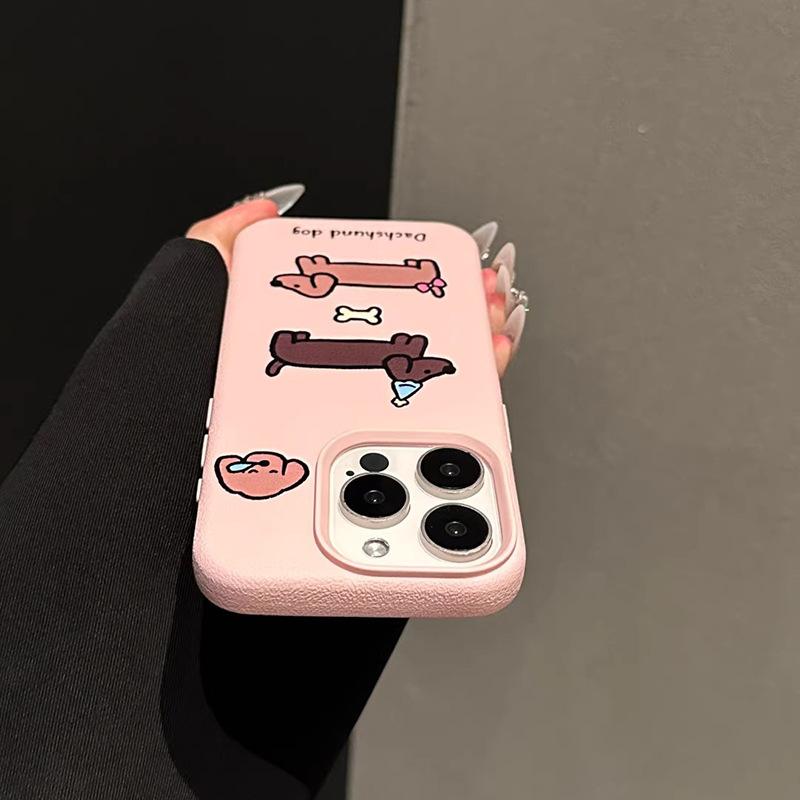 Bubble Puppy for IPhone16promax Phone Case15pro for Apple17 Cute13 Pink12/11