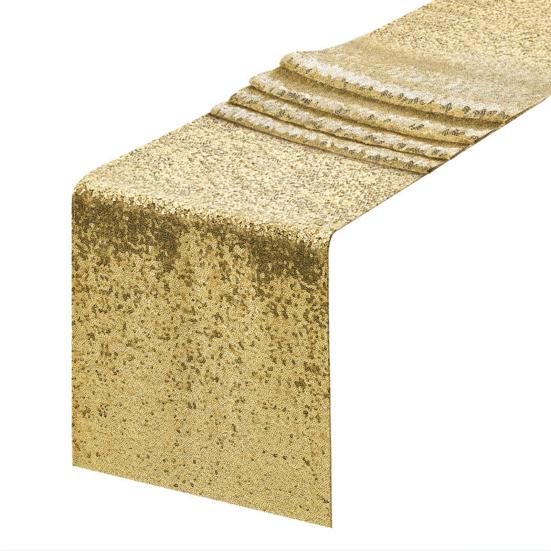 Sequin Table Runner 12x71 Inches Glitter Table Runner Party Table Decoration