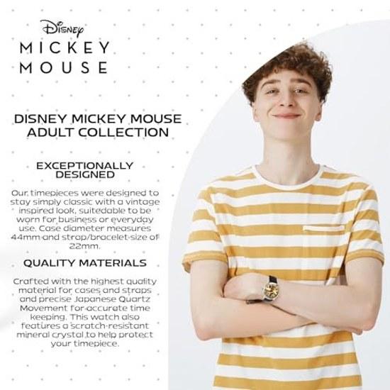 Imported genuine product Disney Mickey Mouse watch men Ewatchfactory Mens 56109 Vintage