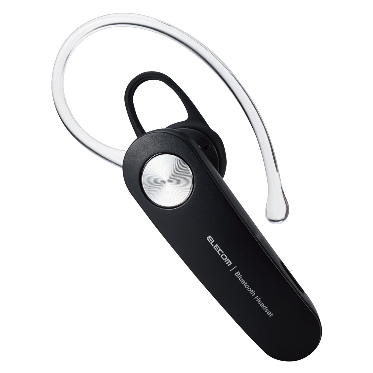 

ELECOM Bluetooth Headset, Supports Calls and Music, Bluetooth 5.0, Remaining Battery Display, HD Voice Support, Black, LBT-HS11BK, Approx. 16mm Wide