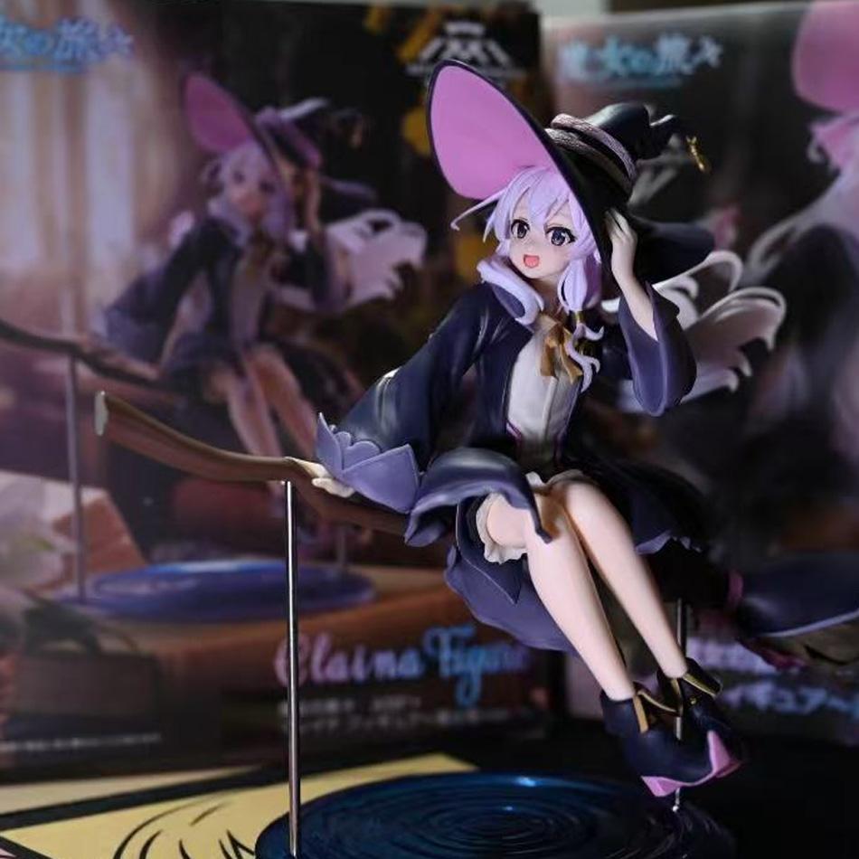 Anime Wandering Witch: The Journey Of Elaina 20Cm Elaina Pvc Action Figure Model Toys For Kids Birthday Gift