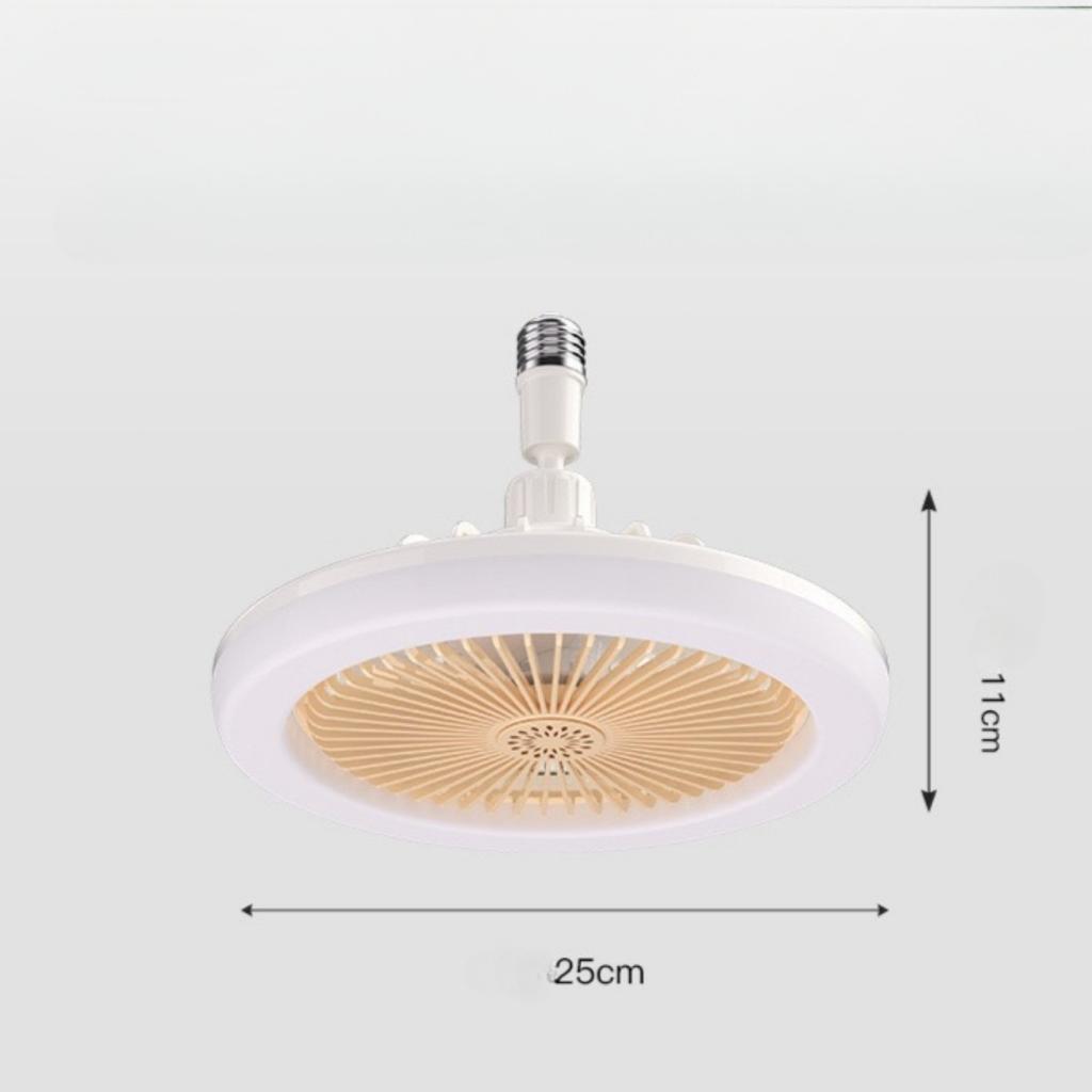 HOMZY Rotatable 3in1 Ceiling Fan with Remote Control Lighting Lamp E27 Converter Base Lighting Base Bedroom Living Room Miflame