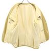 Hermes Made In Italy SUPER 100’s Tailored Jacket 50 Yellow Beige Blazer Men's Used