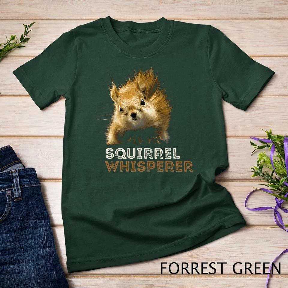 SQUIRREL WHISPERER CUTE FUNNY SQUIRREL LOVER Unisex T-shirt 2 2XL