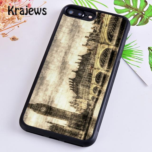 Krajews London big ben Bus Phone Case Cover For IPhone 18 17 Air 16 15 14 plus 11 12 13 pro max coque Shell Fundas