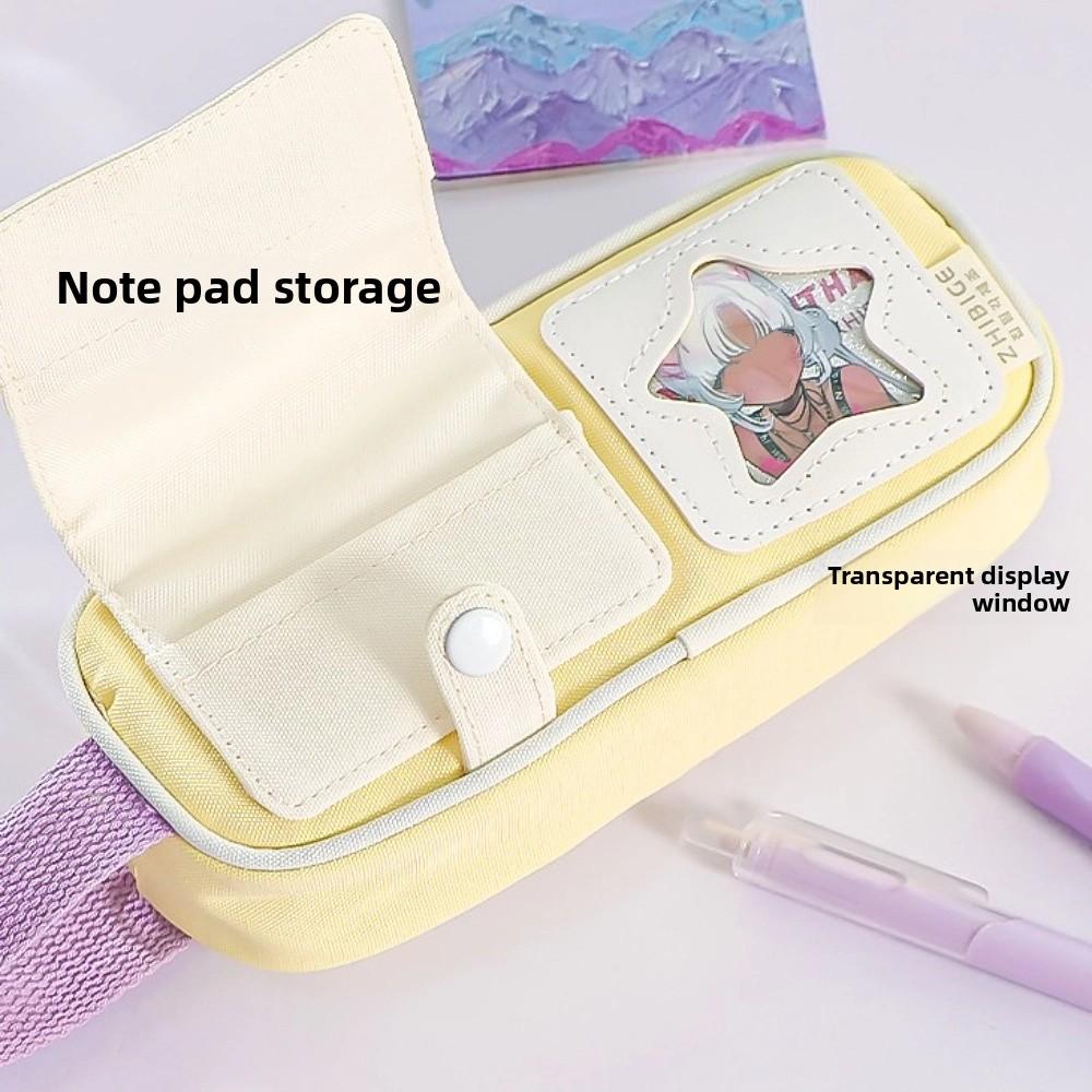 Multilayer Y2K Cartoon Stationery Bag Embroidery Ins Pencil Pouch Cute Korean Pencil Case  Student