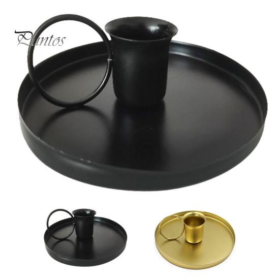 Candlestick Candle Holder European Style Wear-resistant Wrought Stand Iron Taper for Wedding Home