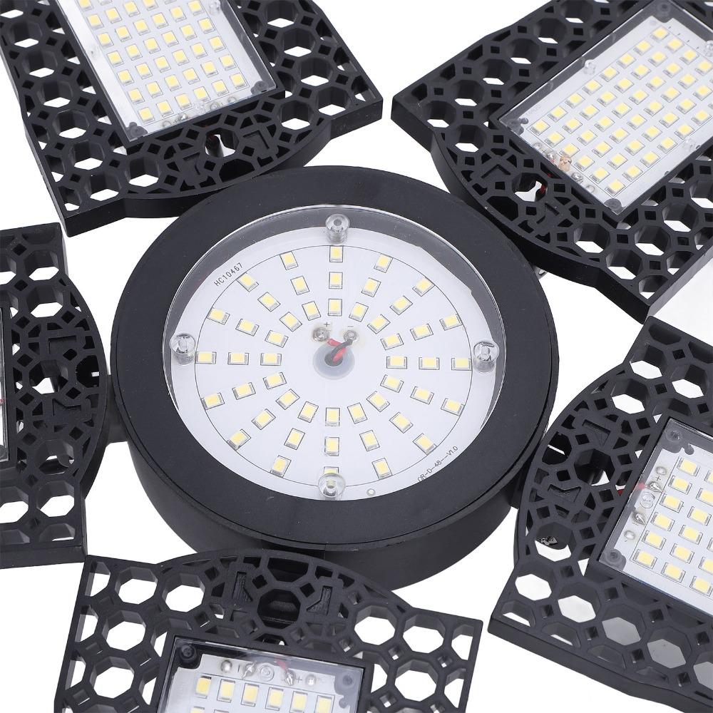 100-277V Garage Ceiling Light 23.5W Garage Light Fixture Durable Screw In LED Bulb  Workshop