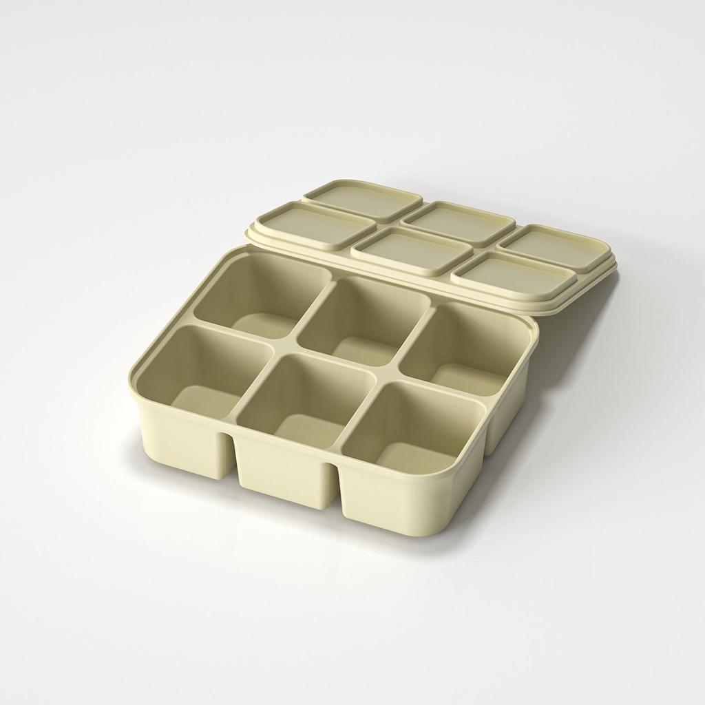 Verbesserte Silikon-Eiswürfelform mit Deckel - Lebensmittelqualität, Große Kapazität, Geruchlos, Leicht zu lösen für DIY-Eis zu Hause