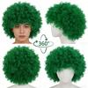 Synthetische Clown Locken Cosplay Perücke Bunt Fußball Fan Trägt Perücken Karneval