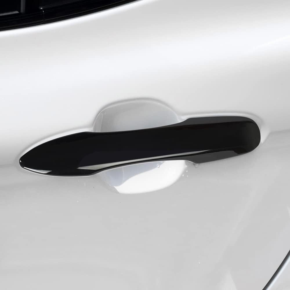 FUKUARE Door Handle Covers for Prius Yaris Cross Yaris Corolla Cross Corolla Corolla Touring Harrier and Camry (Black) (50 Series), (210 Series), (10