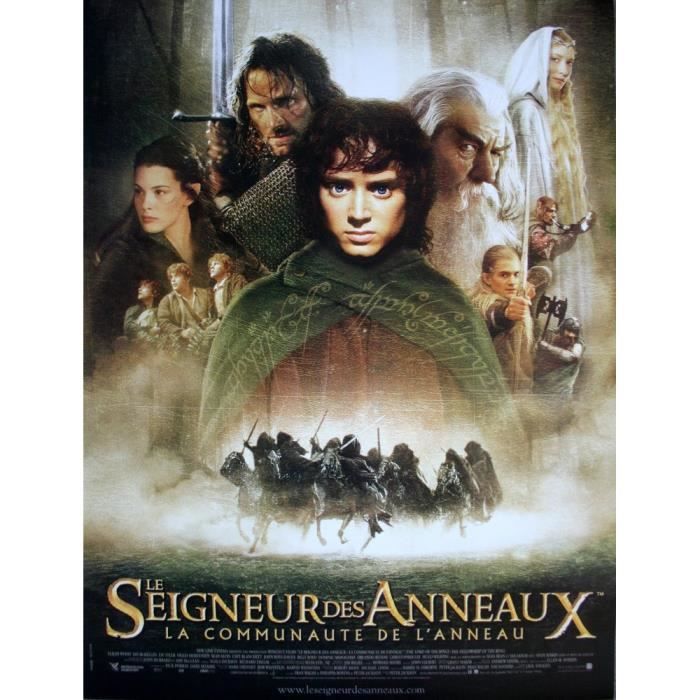 

LE SEIGNEUR DES ANNEAUX Affiche Cinéma ORIGINALE ROULEE Petit format 53x40cm Movie poster