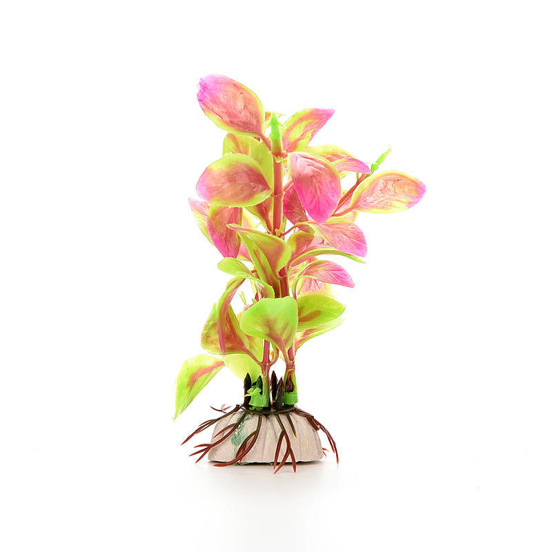 15CM/10CM Ornements de Plantes Aquatiques Artificielles Sous-marines Pour Aquarium Bac à Poissons Décoration Paysage Herbe d'Eau Verte Chaud