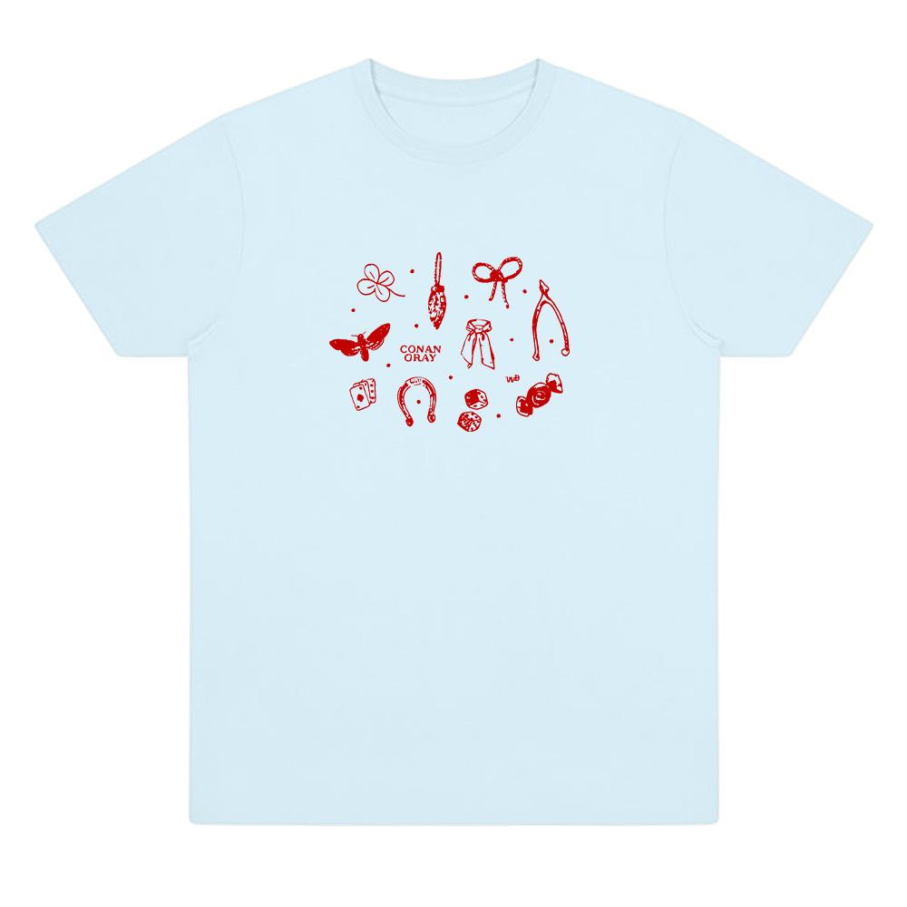 Conan Gray Knick Knack T-Shirt  Wishbone Album Conan Gray Graphic T Shirts Harajuku High Quality Tops Cotton TShirts Unisex Tees