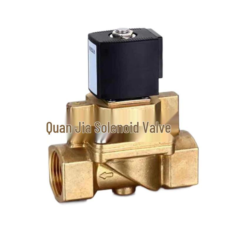 High-Temperature Brass Steam Solenoid Valve - Piston Type