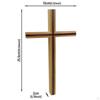 Kirchen-Wandbehang Kruzifix Jesus Christliche Anbetung Kapelle Reliquien Holz Religiöses Kreuz Figur
