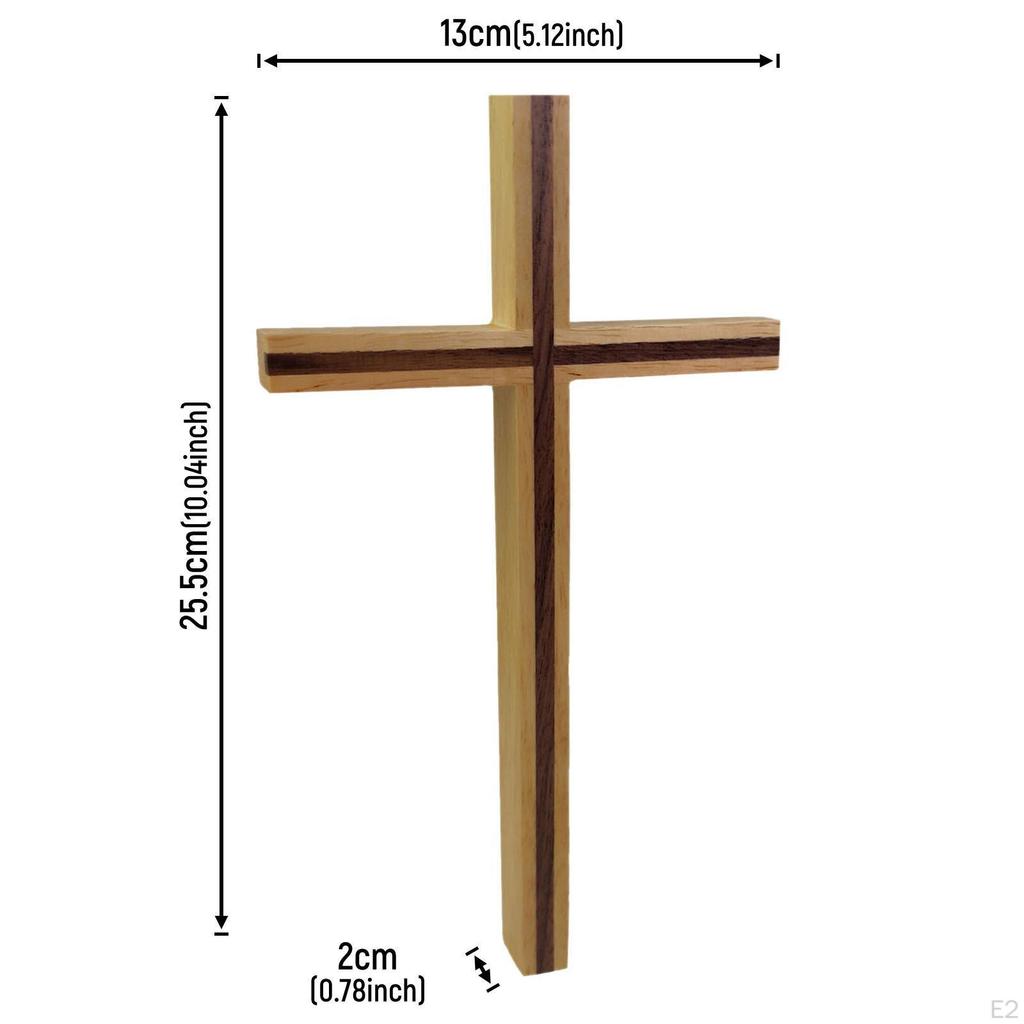 Kirchen-Wandbehang Kruzifix Jesus Christliche Anbetung Kapelle Reliquien Holz Religiöses Kreuz Figur