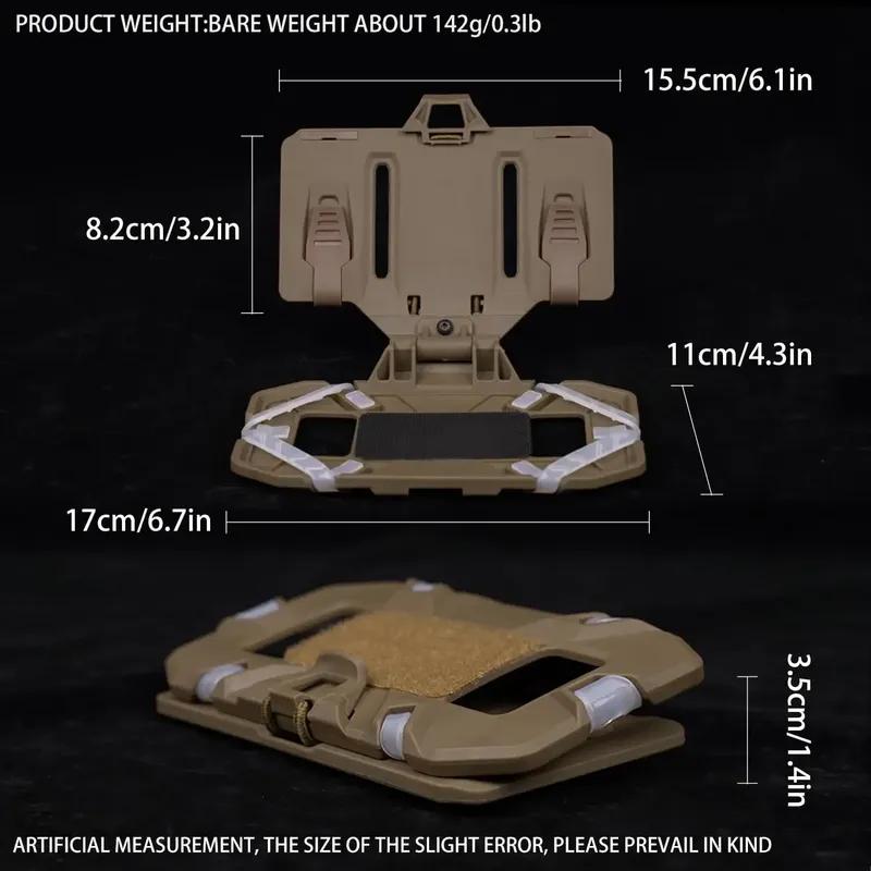 NEW Generation Molle Mobile Phone Carrier, Quick Access Folding Holder, Tactical Vest Chest Bracket, Airsoft Guard Carrier