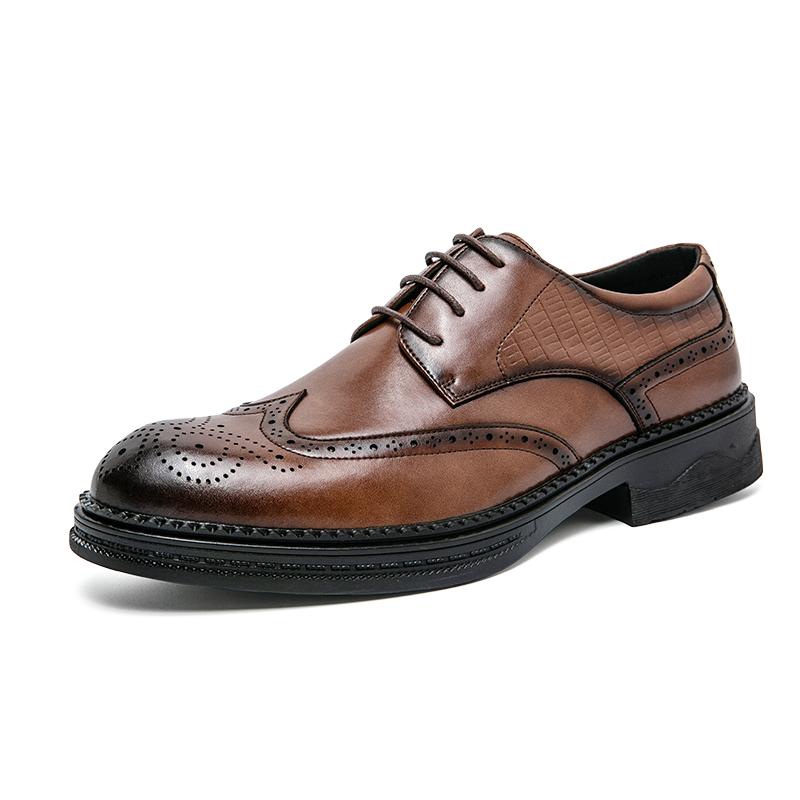 

Броги Резные Модные Свадебные Вечерние Мужские Туфли Итальянские Дизайнерские Мужские Высококачественные Туфли Для Мужчин На Шнуровке Для Мужчин 44 коричневый