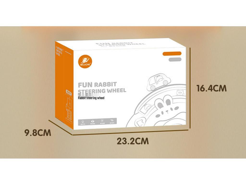 Kids' Steering Wheel Cartoon Simulation Toy for Baby Car and Stroller