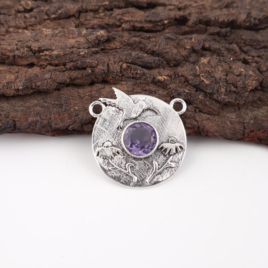 Iolite Pendant, 925 Solid Sterling Silver Pendant Handmade Gemstone Jewelry, Gifts For Wife Brand New Pendant