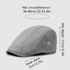 Vintage Solid Color Newsboy Caps Sun Protection Mesh Breathable Beret Hats Adjustable Peaked Hat Women