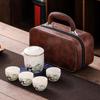 Panda-Themed Jade Tea Set 2024: Cultural Sichuan Travel Set - Perfect for Home, Outdoor Use & Gifts
