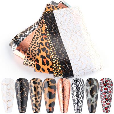 Fashion Nail Animal Skin Art Tips Decal Leopard Design Manicure Decor Detachable