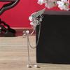 Charm Fairy Long Tassel Elf Ear Cuff Wrap Wings Resin Flowers No Piercing Elven Clip On Earrings For Women Cosplay Cosplay