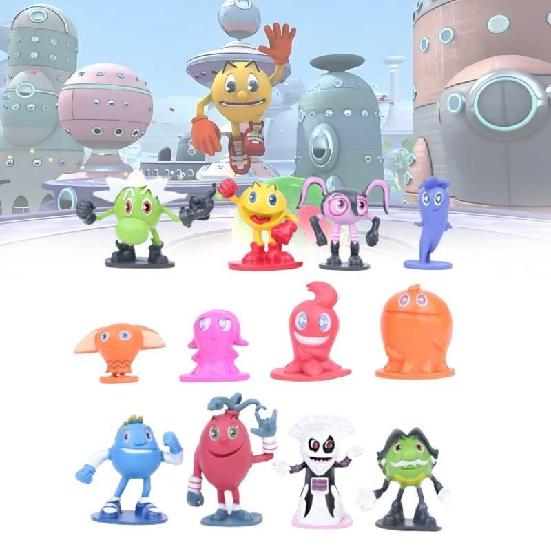 Adorable Pac-man And The Ghostly Adventures Pvc Figurines Set For Collectors