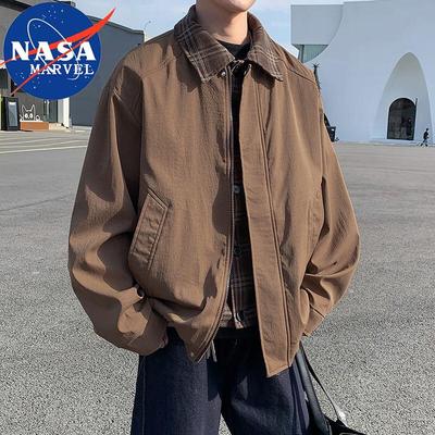 NASA MARVEL Men's Faux Two-Piece Casual Jacket