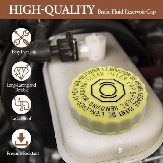 Brake Master Cylinder Reservoir Cap Fit For Jeep Chrysler 2014- 68211910AB