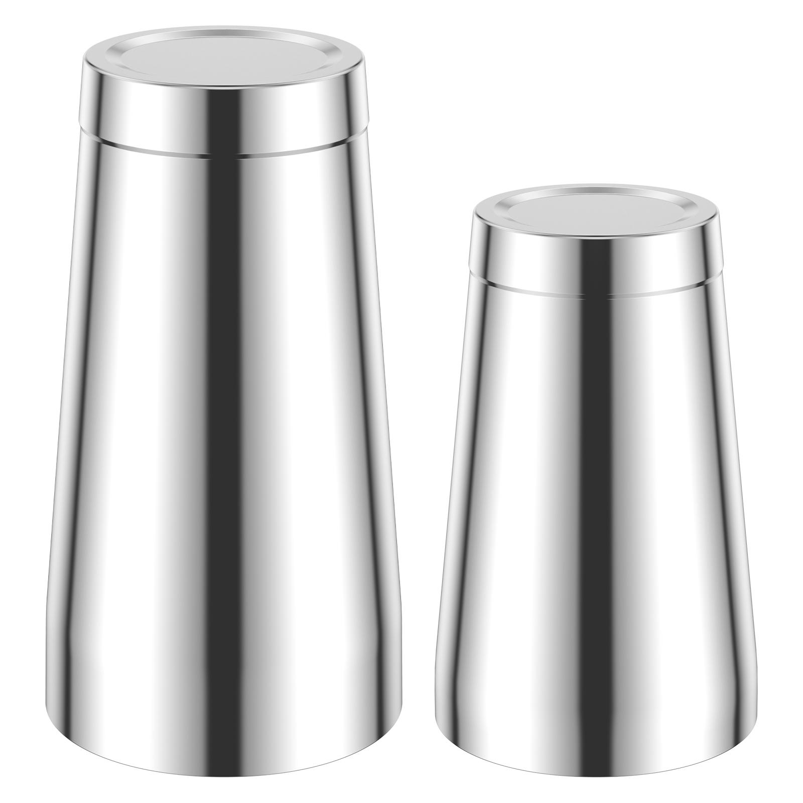 

Boston Cocktail Shaker 20/24 oz Stainless Steel Bar Bartender Shaking Tins Professional Martini Shakers Metal Martini Mixer серебряный