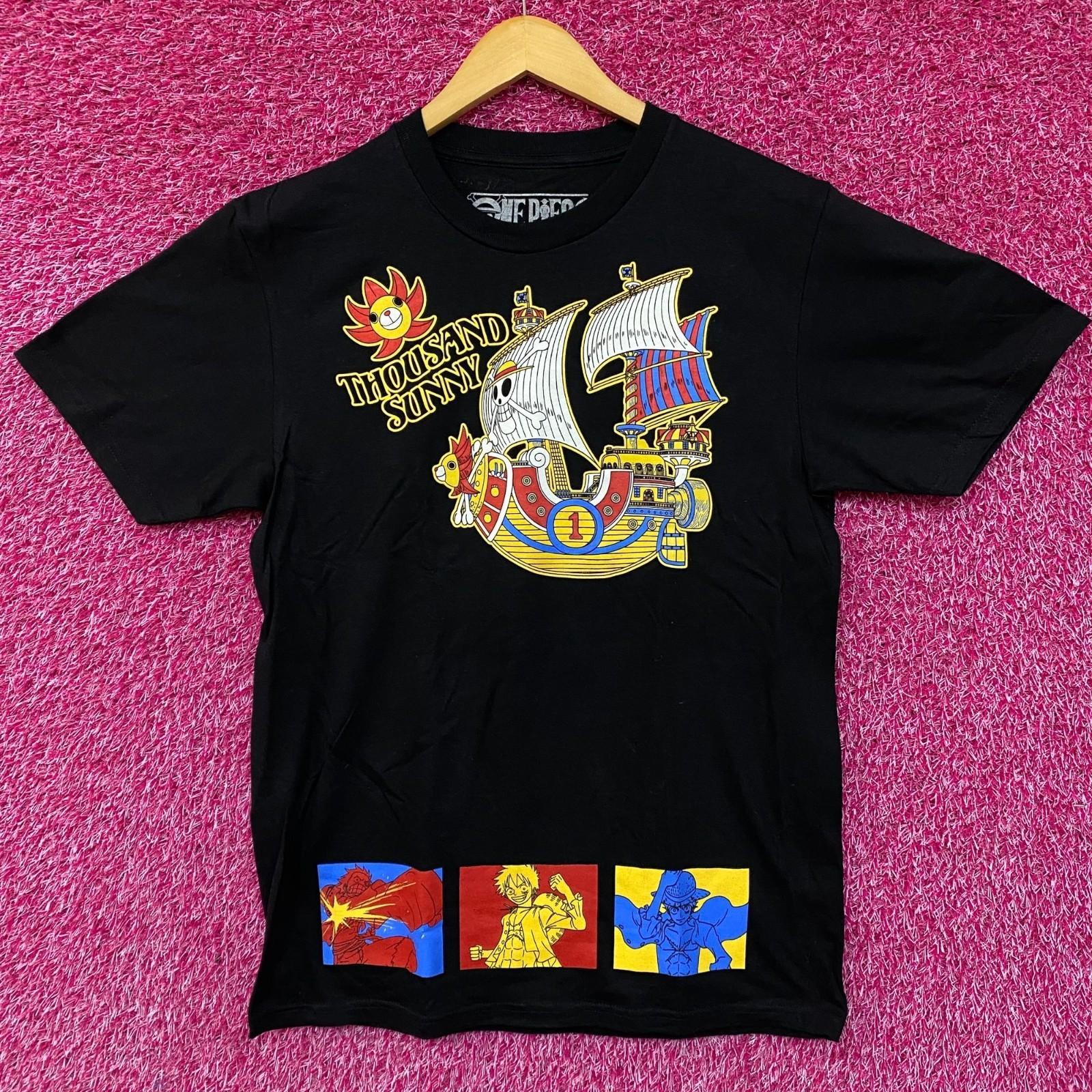 One piece Thousand Sunny Straw Hat Crew Anime T-Shirt M M