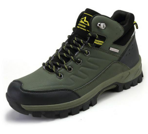 Herren Outdoor-Wanderschuhe mit hohem Schaft und Samtfutter