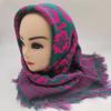 Ethnisch Stil Damen Quadratisches Tuch Mit Blumenmuster Warmes Winteraccessoire Für Damen Mittleren Alters