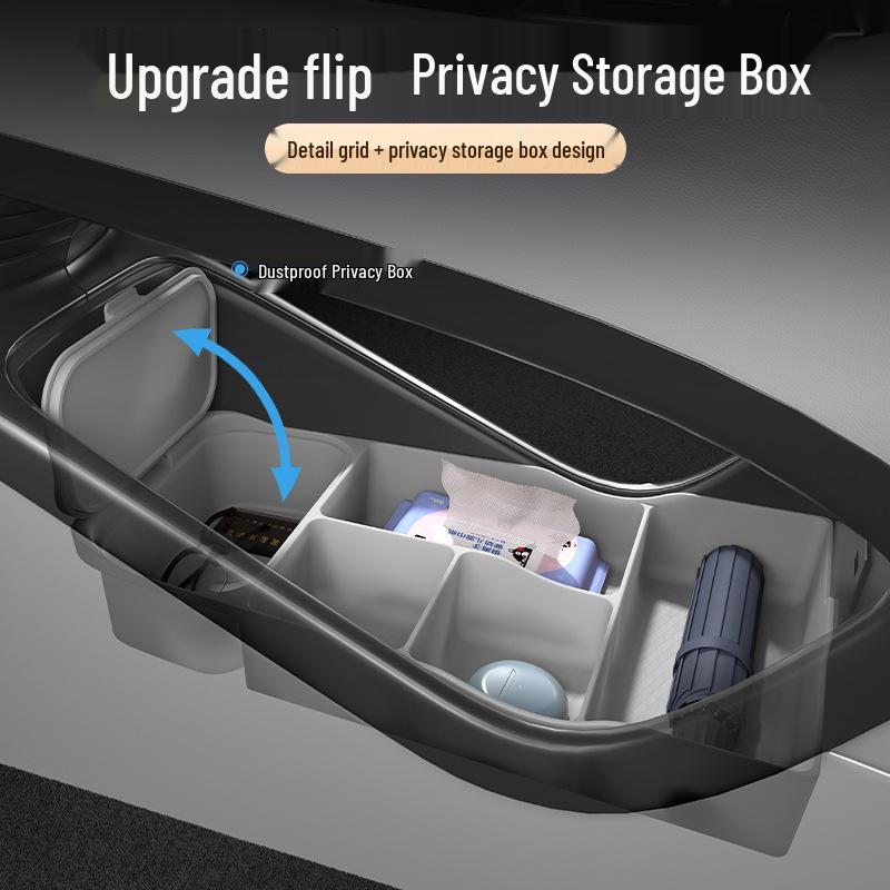 Denza D9 Center Console Storage Box Organizer for Xiaolong MAX Car Accessories