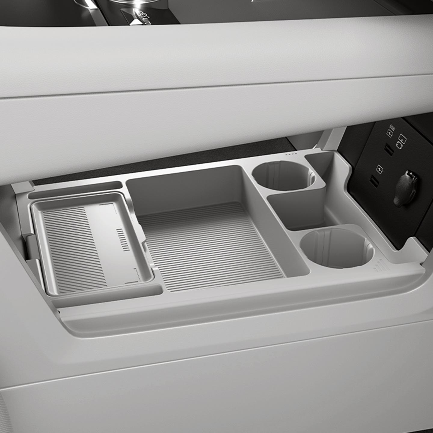 

Fits 25 Lynk & Co 900 Models: Center Console Organizer Tray for Car Interior Decoration