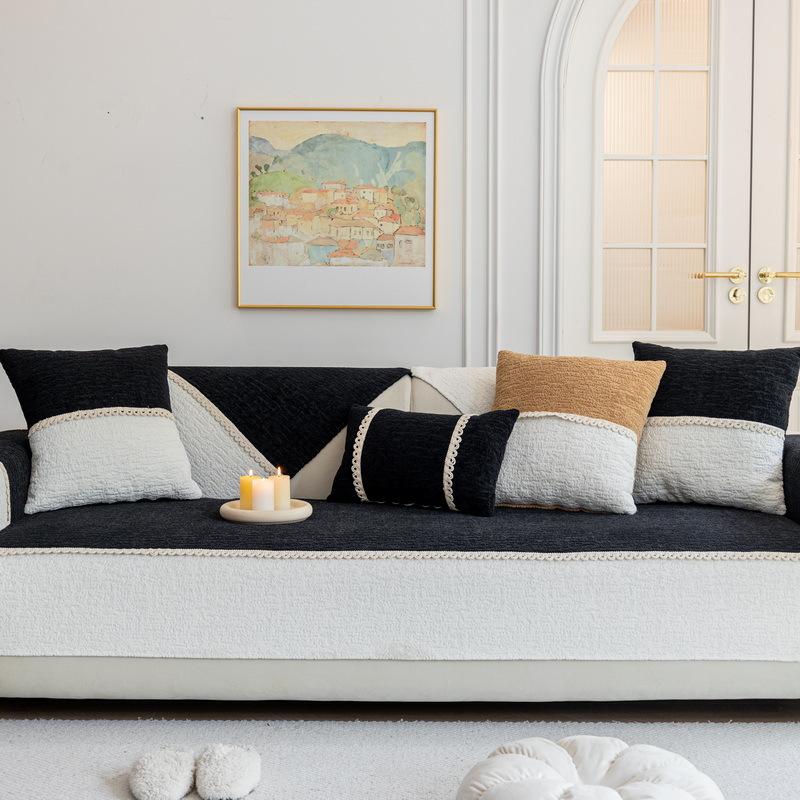 New Xuehuani Sofa Cushion, Universal Anti-slip Cushion for All Seasons, High-end Leather Sofa Cover, Cloth Towel