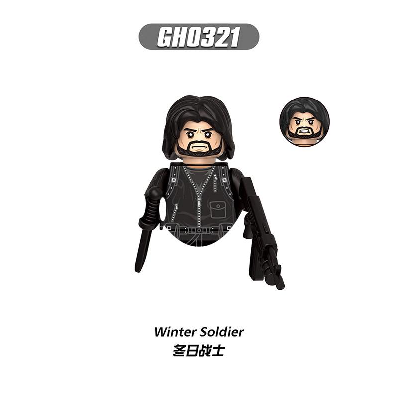Thunderbolts Black Widow Building Blocks Daredevil  Bricks Taskmaster For Toys Gifts Children Mini Action Figures Party GIFTS