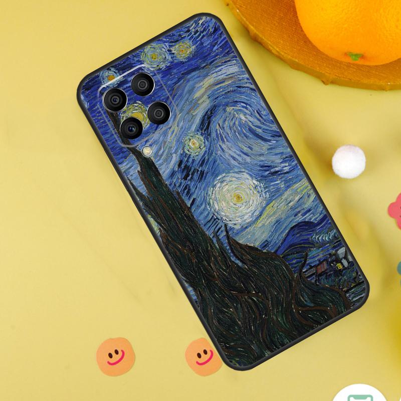 Van Gogh Art Oil Painting For Samsung Galaxy M54 M34 M14 M12 M32 M52 M53 M33 M13 M20 M21 M51 M15 M55 M31s M30s Case