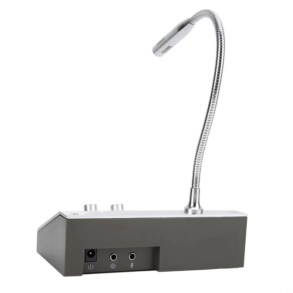 Noise-Free Counter Speaker System Wired Microphone Interphone System  Office Window