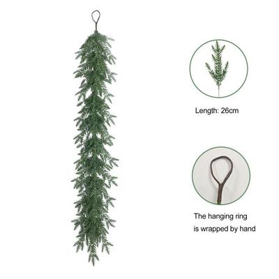 Hanging Loop Garland Handmade Christmas Garland Realistic Handmade Pine Needle Garland for Christmas for Mantel for Seasonal