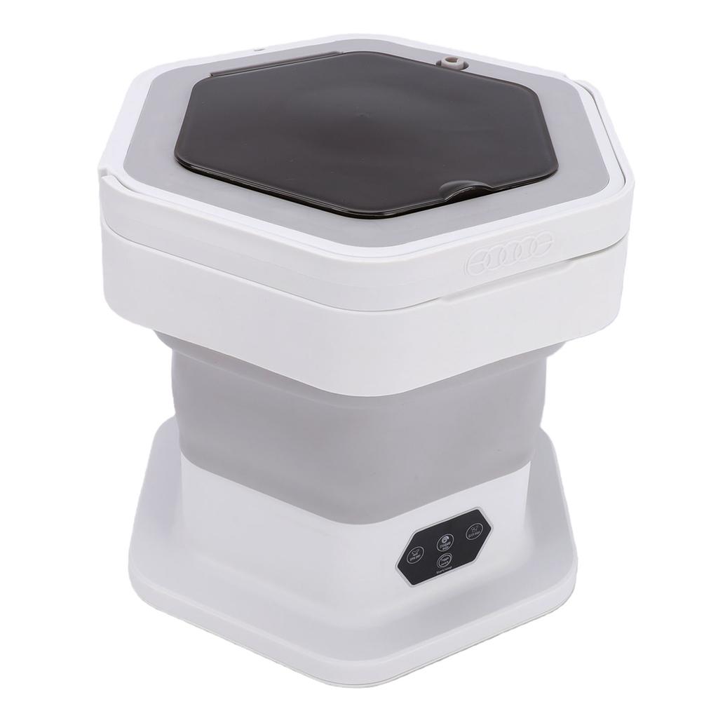 Folding Washing Machine 8L 60W Small Foldable Baby Clothes Washer Portable Laundry Machine for Travel Dormitory