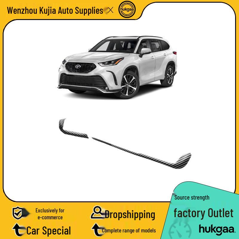 2022 Toyota Highlander Carbon Fiber Interior Gear Shift and Rear Air Vent Console Trim