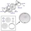 Pool Cleaner Wheel For Polaris 280 Pool Cleaner Wheel Assembly Complete Replacement Kit C6 C10 C66 Pool Equipment Parts