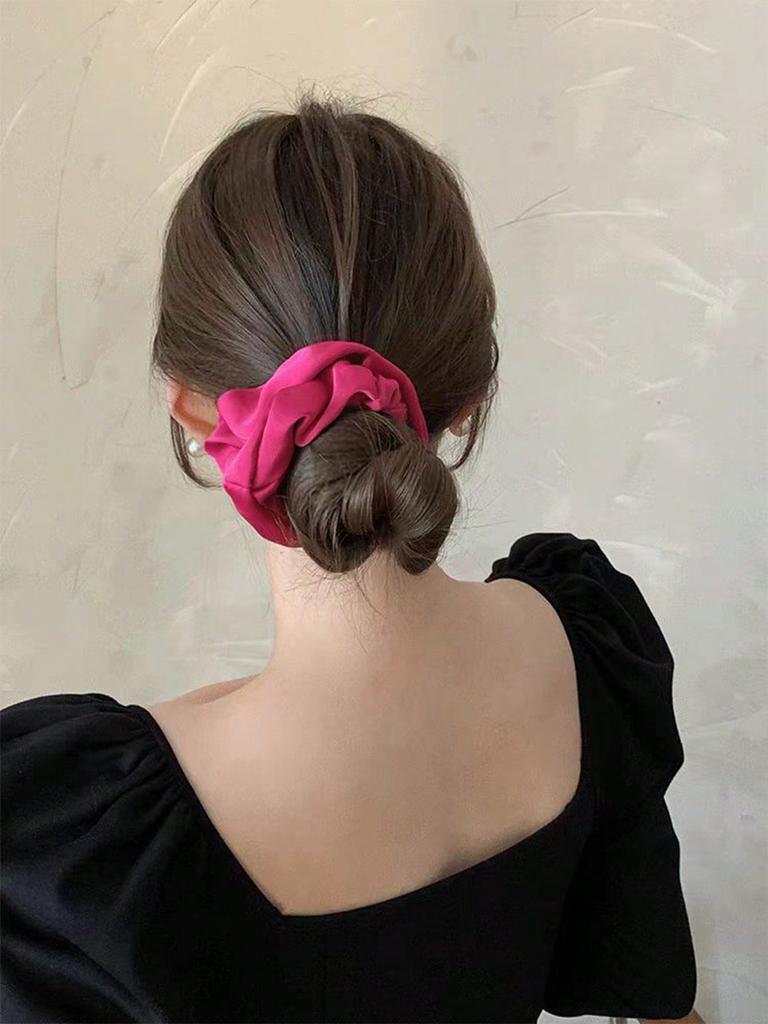 18Pcs Color Hair Silk Scrunchies Satin Elastic Hair Bands,Scrunchy Hair Ties Ropes Scrunchie for Women Girls,Hair Accessories